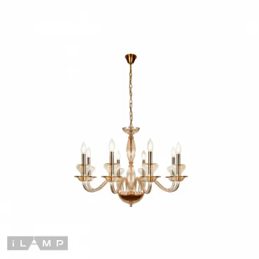 Подвесная люстра iLamp Mercury P9448-8 Gold от ImperiumLoft