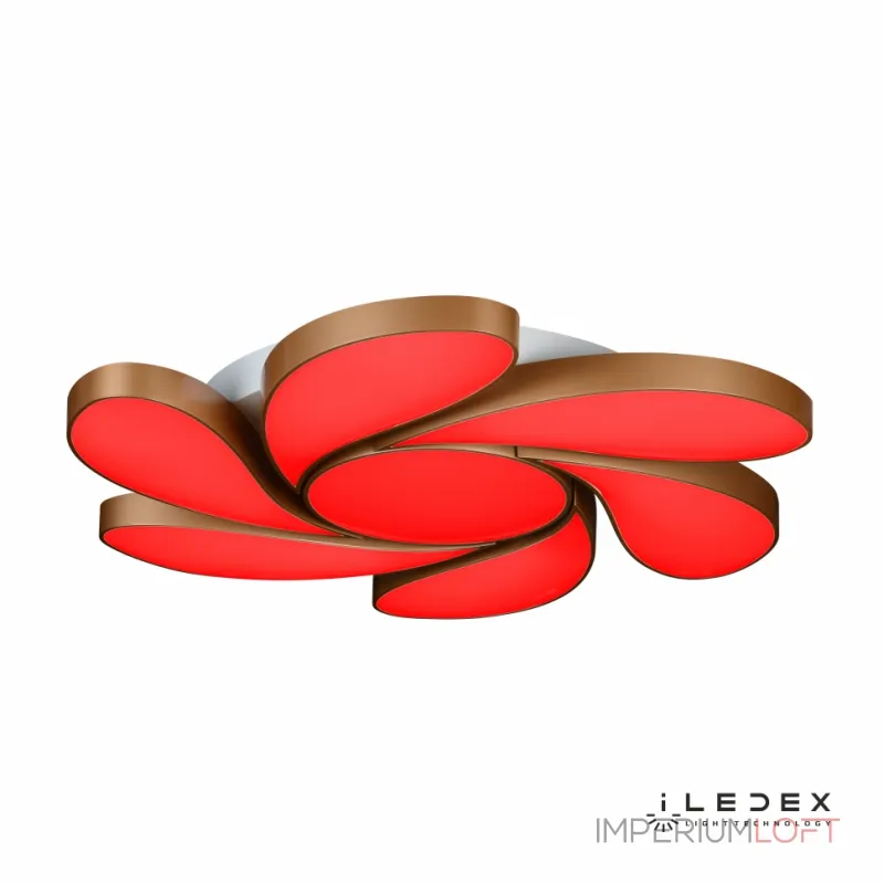 Потолочная люстра iLedex Flower 108W Золотая Потолочная люстра iLedex Flower 108W Золотая
