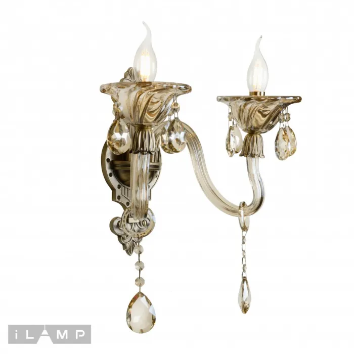 Настенный светильник iLamp Asia 61082/2 Бронзовый от ImperiumLoft