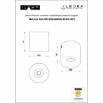 Светильник накладной iLEDEX Metrica 108-7W-D80-4000K-24DG-WH от ImperiumLoft