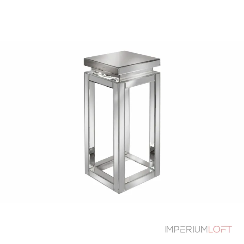 Консоль ArtHomeDecor Tower YJF-017 стекло 30*30*70 серебристый Консоль ArtHomeDecor Tower YJF-017 стекло 30*30*70 серебристый