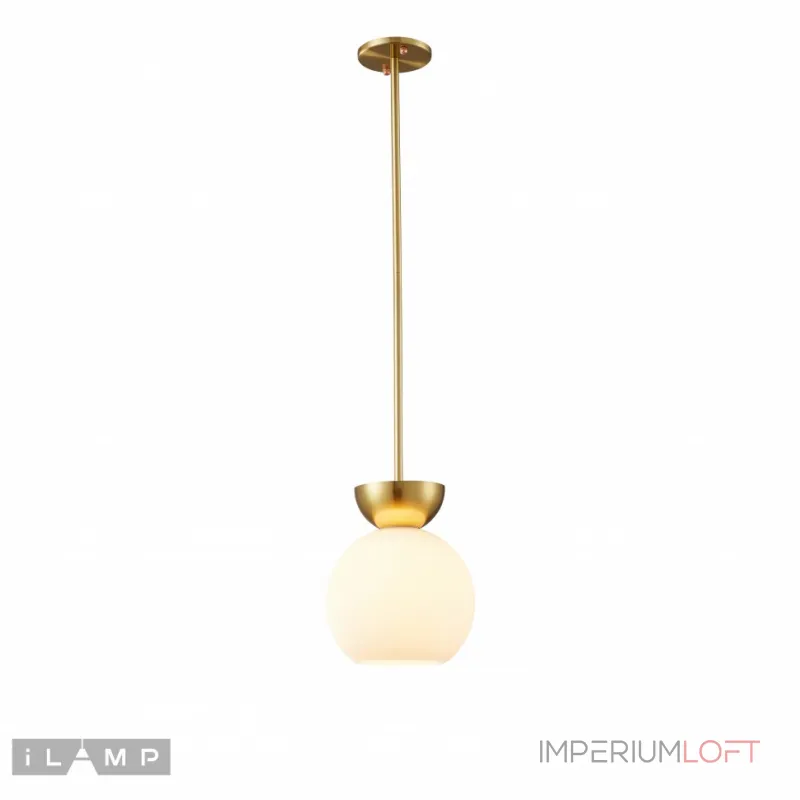 Светильник потолочный iLamp Mono P6079-1 GD+WH
