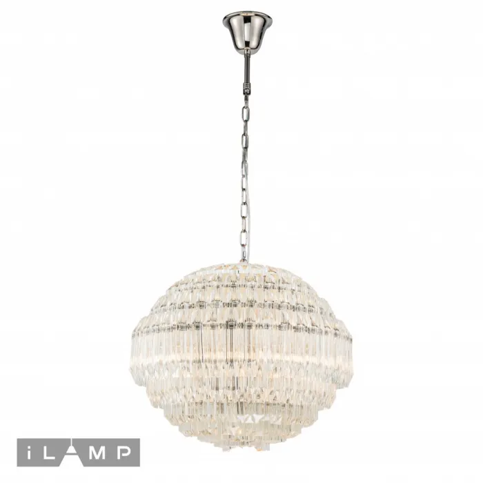 Подвесная люстра iLamp Manhattan 103D-10 Nickel от ImperiumLoft