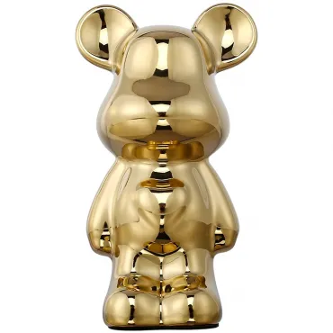 Статуэтка настольная iLedex FUNNY BEAR 6653 GOLD