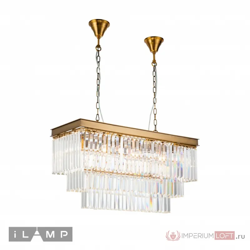 Подвесная люстра iLamp Triumph 6119-800 BRASS от ImperiumLoft