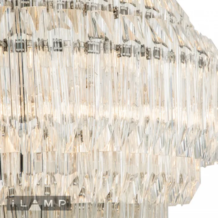 Подвесная люстра iLamp Manhattan 103D-10 Nickel от ImperiumLoft