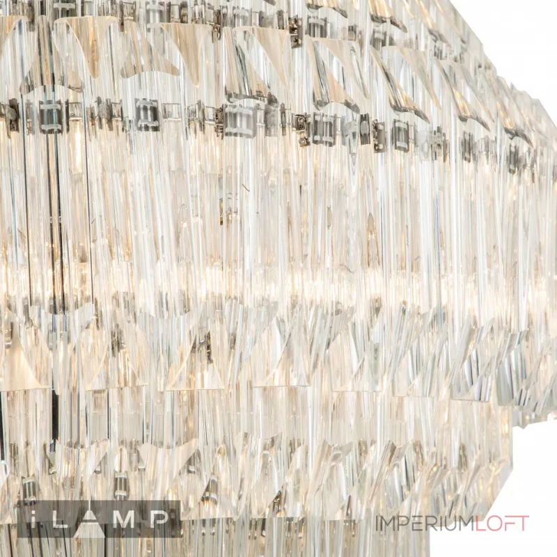 Подвесная люстра iLamp Manhattan 103D-10 Nickel