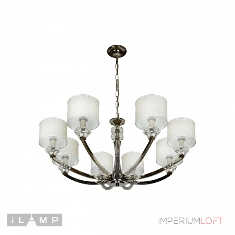 Подвесная люстра iLamp Oxford 85175/8 Хром Подвесная люстра iLamp Oxford 85175/8 Хром