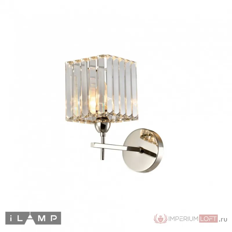 Настенный светильник iLamp STATEN ISLAND W9514-1 NICKEL от ImperiumLoft