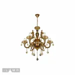 Подвесная люстра iLamp Asia 81069-6 Бронзовая от ImperiumLoft