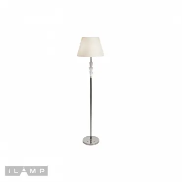 Напольный светильник iLamp Alesti F2424-1 Nickel от ImperiumLoft