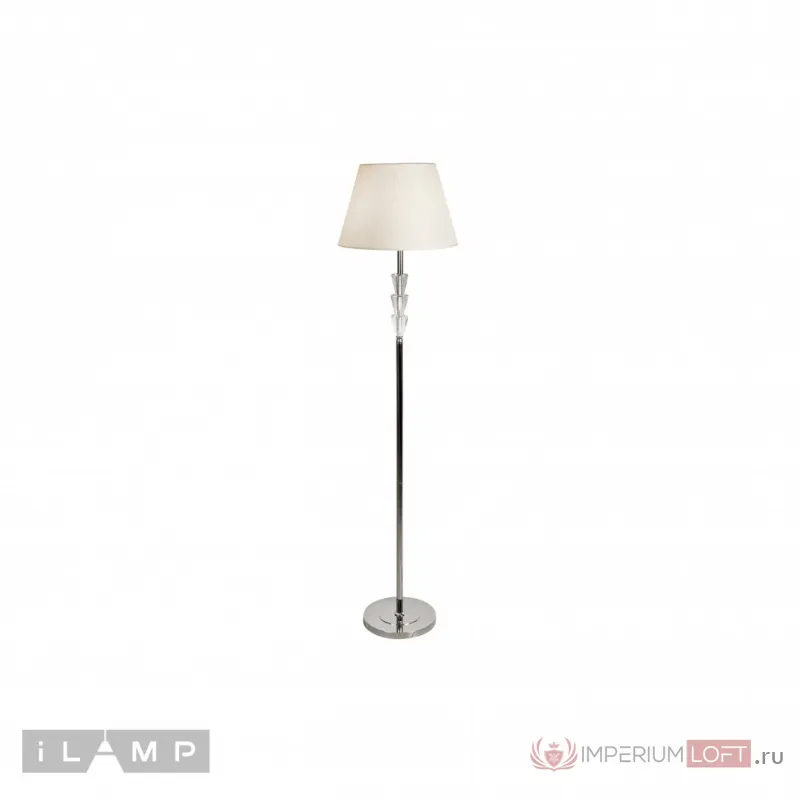 Напольный светильник iLamp Alesti F2424-1 Nickel от ImperiumLoft