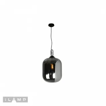 Подвесной светильник iLamp Mono 8792M/1P Серый дым+черный от ImperiumLoft