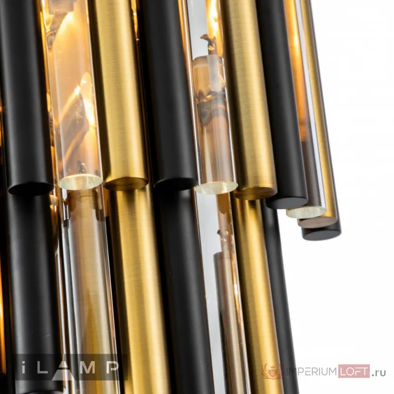 Настенный светильник iLAMP Tribeca 097B-3 Matt Bronze&Black от ImperiumLoft