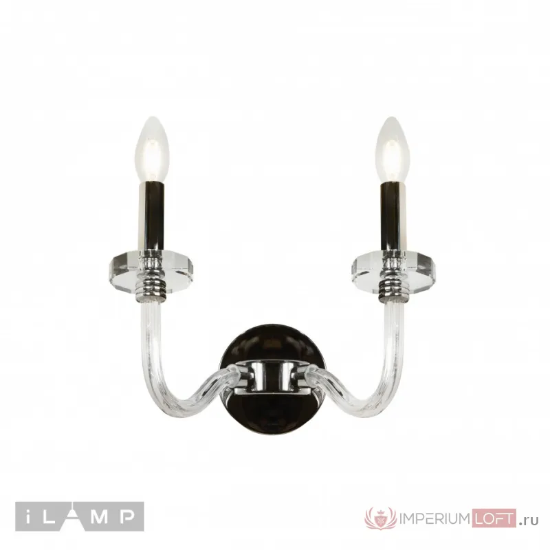 Настенный светильник iLamp Vibe W9474-2 Nickel от ImperiumLoft