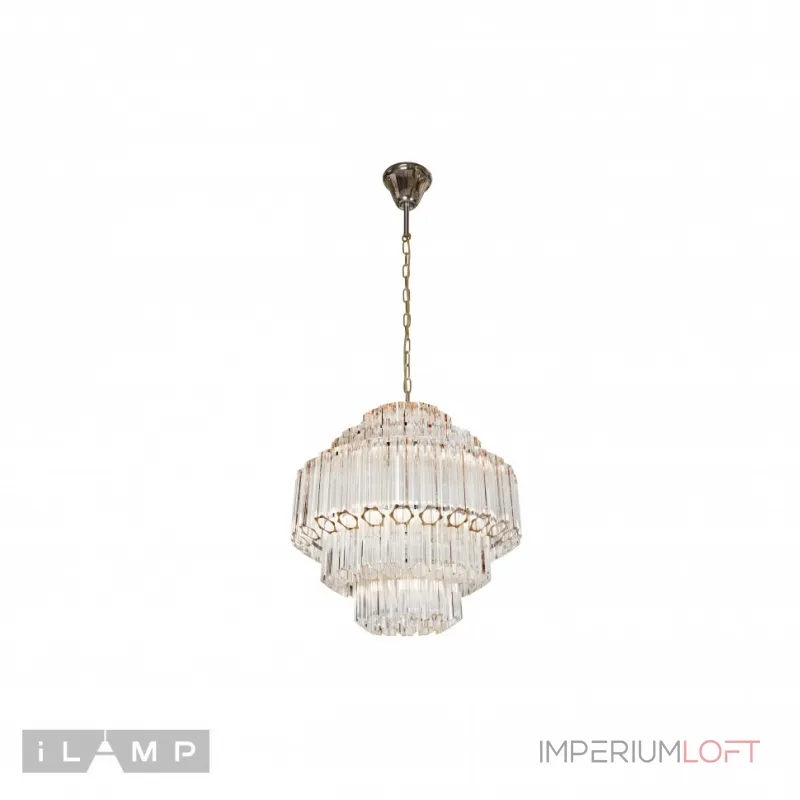 Подвесная люстра iLamp Destiny MD0267-7 CHROME+CLEAR