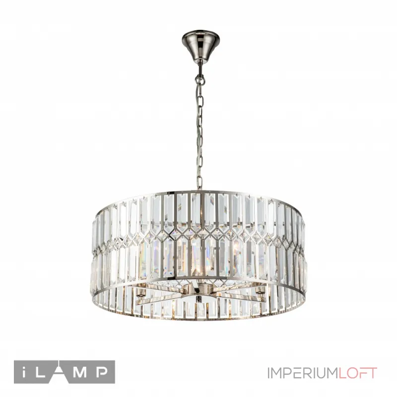 Подвесная люстра iLamp Form 6122-600 NICKEL Подвесная люстра iLamp Form 6122-600 NICKEL
