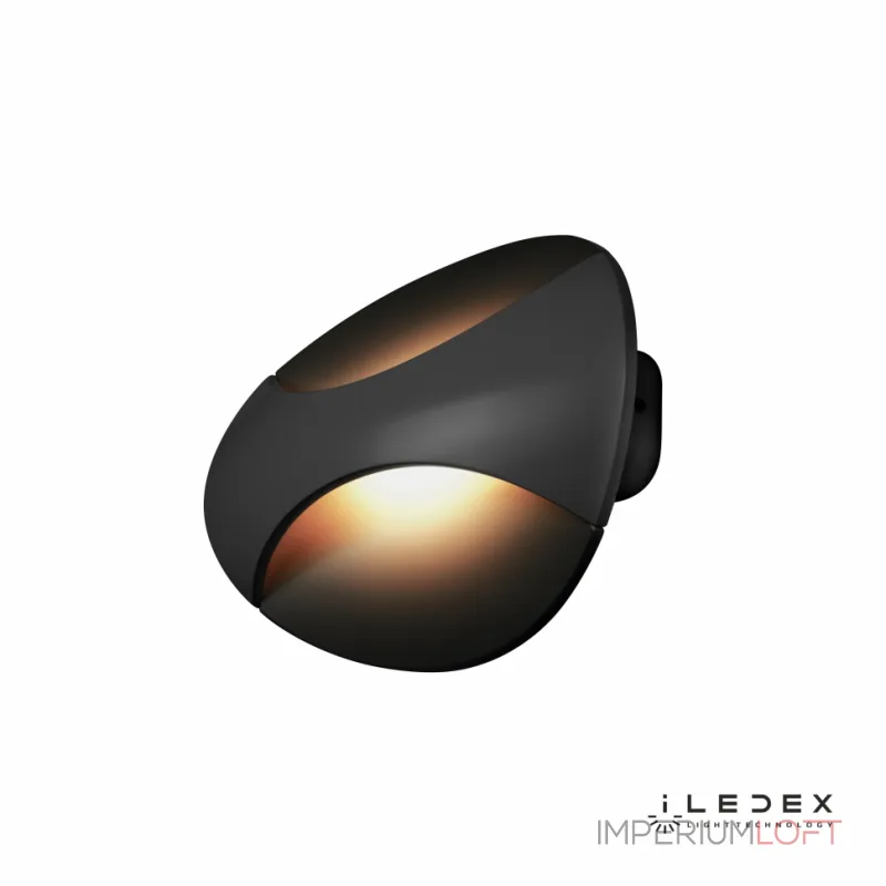 Настенный светильник iLedex Flux ZD7151-6W 3000K black+gold Настенный светильник iLedex Flux ZD7151-6W 3000K black+gold