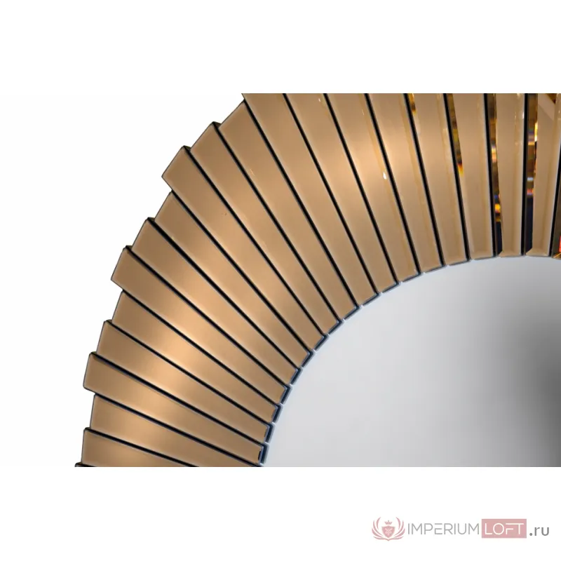Зеркало ArtHomeDecor Sun A072 стекло 900*900 янтарный от ImperiumLoft
