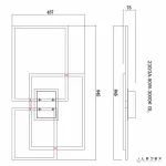 Потолочный светильник iLedex GRACE 230/3A-50W-3000K GOLD