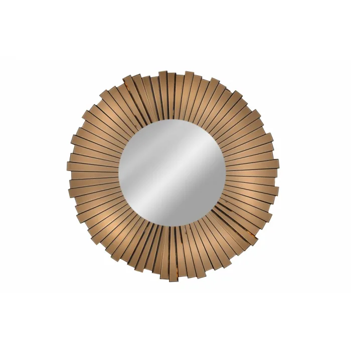 Зеркало ArtHomeDecor Sun A072 стекло 900*900 янтарный от ImperiumLoft