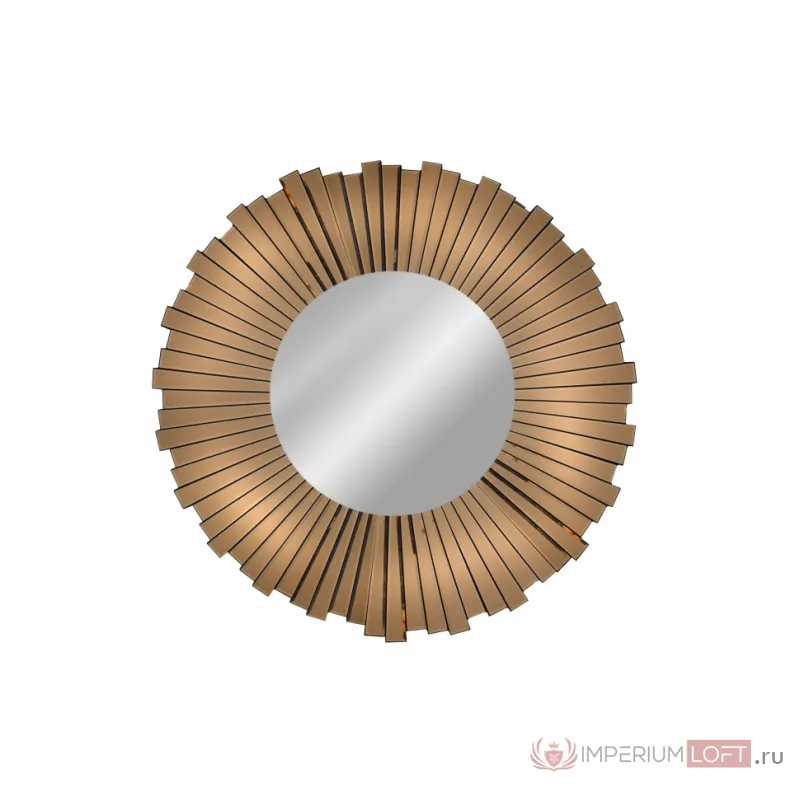 Зеркало ArtHomeDecor Sun A072 стекло 900*900 янтарный от ImperiumLoft