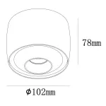 Потолочный светильник iLedex VISION 300 CHM