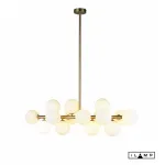 Люстра на штанге iLamp GOLDEN 8516P/L BRASS&WHITE