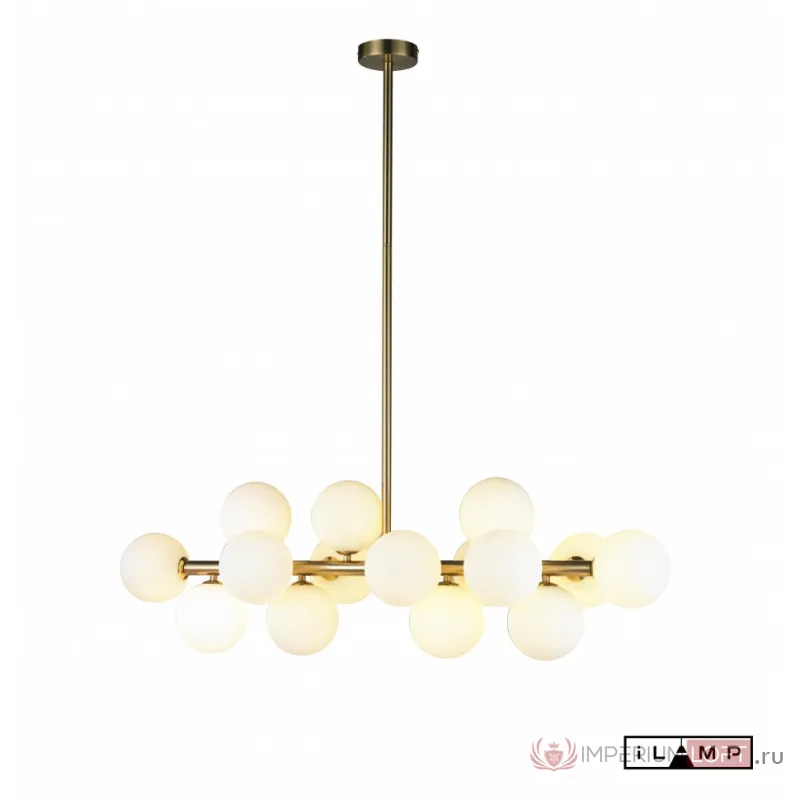 Подвесной светильник iLamp GOLDEN 8516P/L BRASS&WHITE от ImperiumLoft