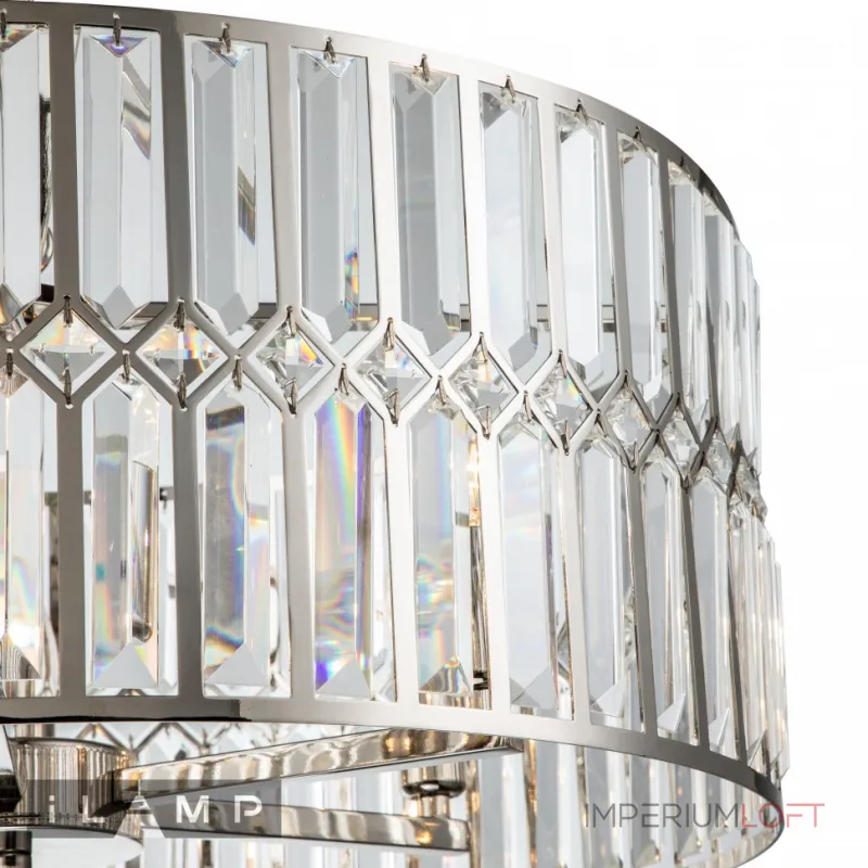 Подвесная люстра iLamp Form 6122-600 NICKEL Подвесная люстра iLamp Form 6122-600 NICKEL