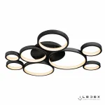 Потолочный светильник iLedex Ring Star 9004-8L-X 3000/6000K Чёрный