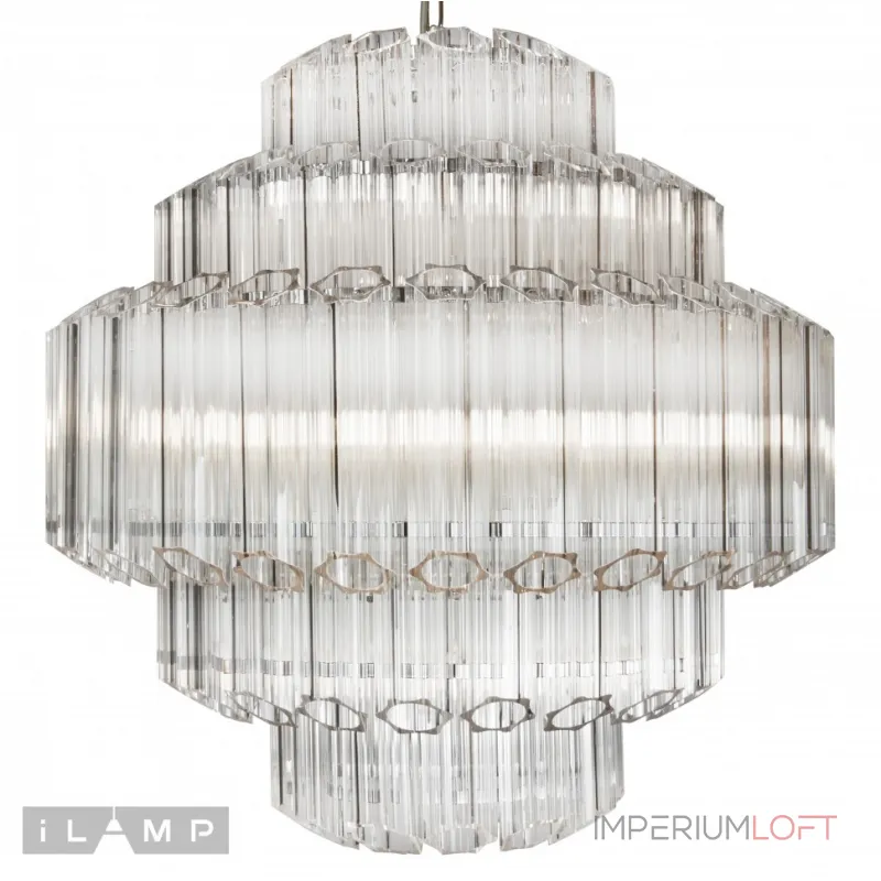 Подвесная люстра iLamp Destiny MD0267-7 CHROME+CLEAR