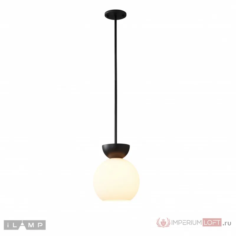 Светильник потолочный iLamp Mono P6079-1 BK+WH от ImperiumLoft