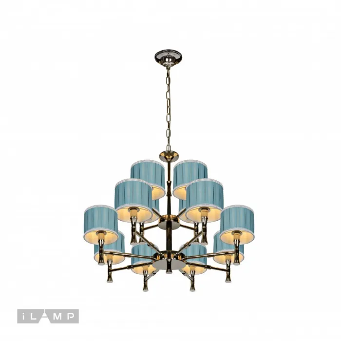 Подвесная люстра iLamp Arcadia 85095/8+4 Хром от ImperiumLoft