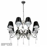 Подвесная люстра iLamp Stella RM1684/8 Хром от ImperiumLoft