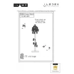 Светильник напольный iLAMP Savage F8005-5 GD