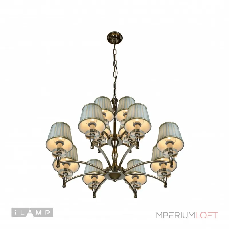Подвесная люстра iLamp Olivia 82336/8+4 Хром