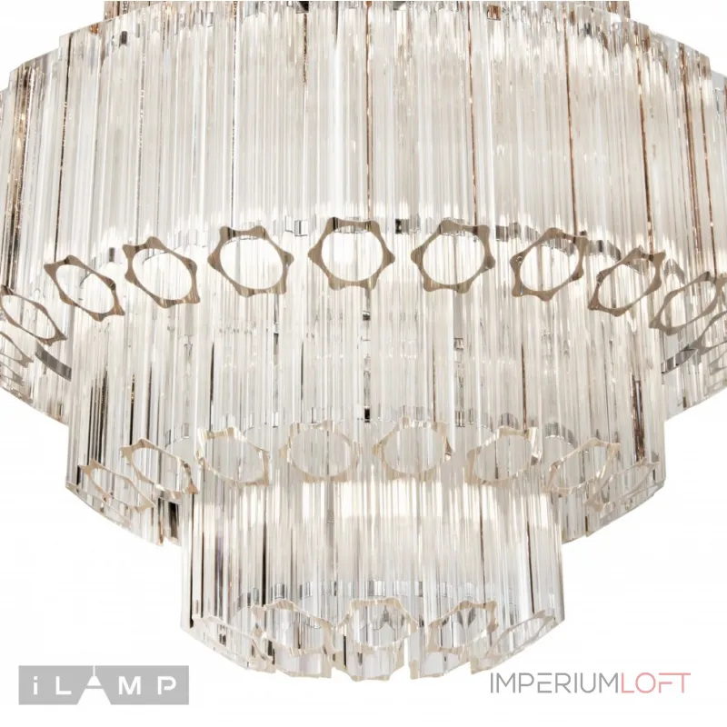 Подвесная люстра iLamp Destiny MD0267-7 CHROME+CLEAR