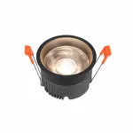 Светильник встраиваемый iLedex Mars DIM 112-12W-D80-3000K-24DG-BK