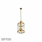 Подвесная люстра iLamp East 8946-4 Золотая от ImperiumLoft