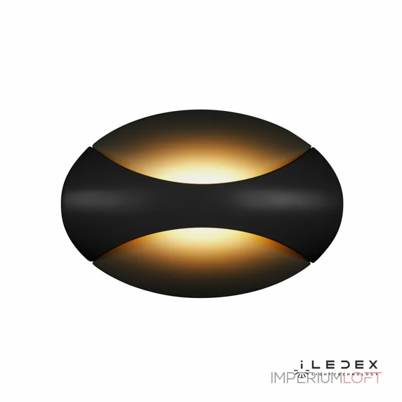 Настенный светильник iLedex Flux ZD7151-6W 3000K black+gold Настенный светильник iLedex Flux ZD7151-6W 3000K black+gold