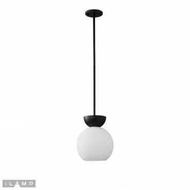 Светильник потолочный iLamp Mono P6079-1 BK+WH от ImperiumLoft