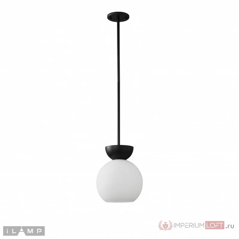 Светильник потолочный iLamp Mono P6079-1 BK+WH от ImperiumLoft