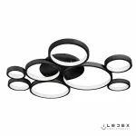 Потолочный светильник iLedex Ring Star 9004-8L-X 3000/6000K Чёрный