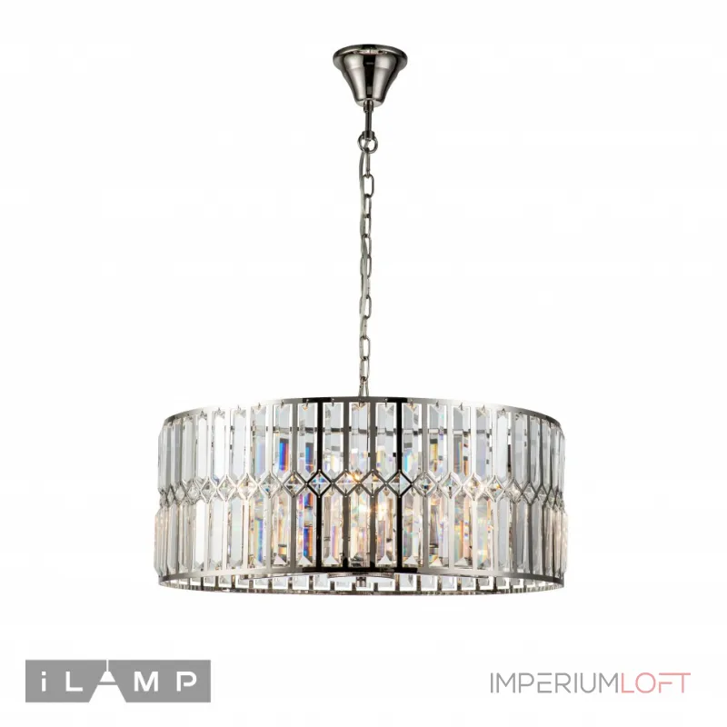 Подвесная люстра iLamp Form 6122-600 NICKEL Подвесная люстра iLamp Form 6122-600 NICKEL
