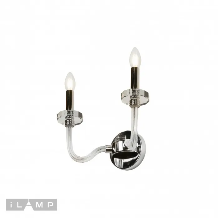 Настенный светильник iLamp Vibe W9474-2 Nickel от ImperiumLoft