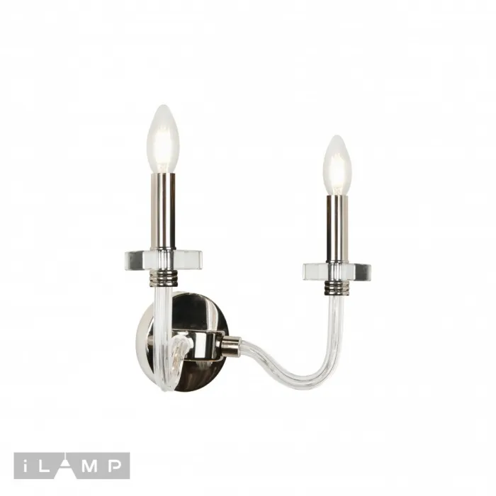 Настенный светильник iLamp Vibe W9474-2 Nickel от ImperiumLoft