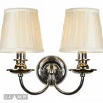 Настенный светильник iLamp Armonia W2510-2 Никель+беж от ImperiumLoft