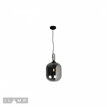 Подвесной светильник iLamp Mono 8792S/1P Серый дым+черный от ImperiumLoft