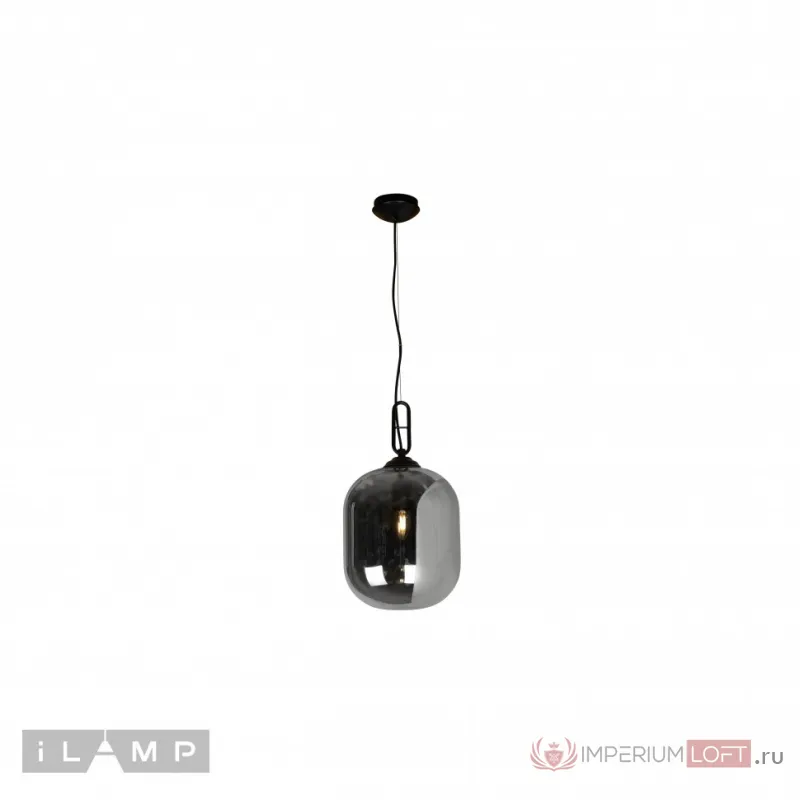 Подвесной светильник iLamp Mono 8792S/1P Серый дым+черный от ImperiumLoft